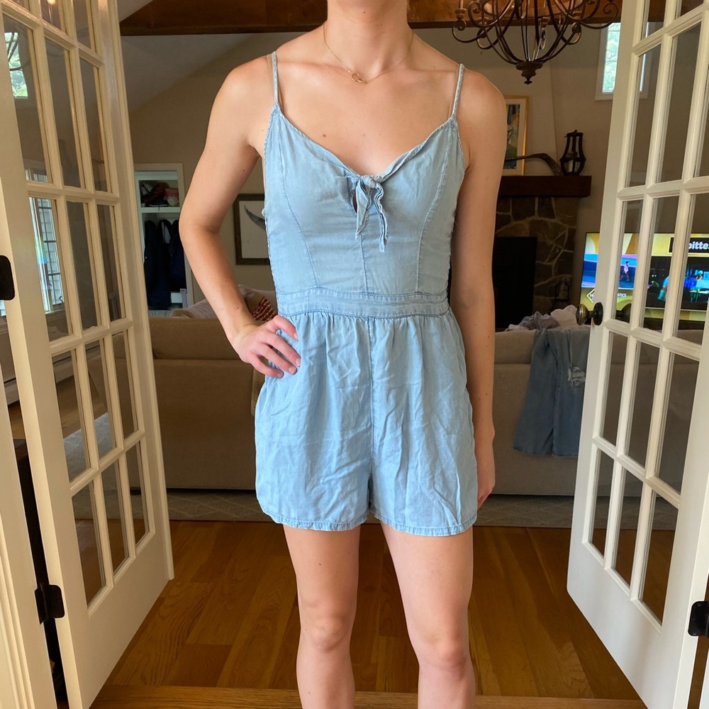 Aerie Blue Romper